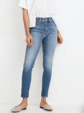 Madewell 10" High-Rise Skinny Crop Jeans Sheffield Wash Size 29